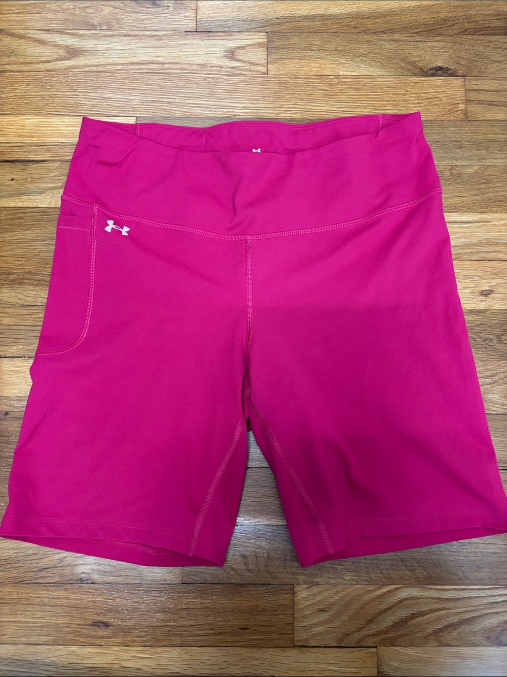 Under Armour Bright Fuchsia Athletic Shorts